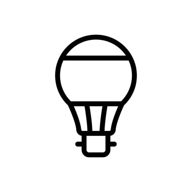 Şeffaf bir arkaplanda enerji tasarrufu vektör illüstrasyonu.Premium kalite sembolleri. Konsept ve grafik tasarım için ince çizgi simgesi.