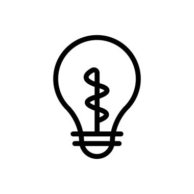 Saydam bir arkaplanda lamba vektör çizimi. Premium kalite semboller. Konsept ve grafik tasarım için ince çizgi simgesi.