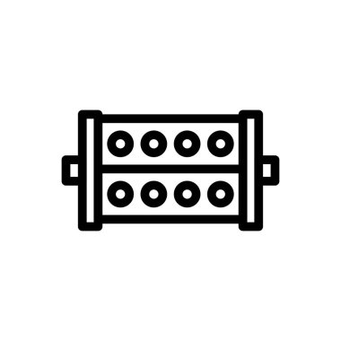 Şeffaf bir arkaplanda yenilik vektörü çizimi. Premium kalite sembolleri. Konsept ve grafik tasarım için ince çizgi simgesi.