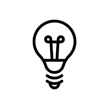 Saydam bir arkaplanda lamba vektör çizimi. Premium kalite semboller. Konsept ve grafik tasarım için ince çizgi simgesi.