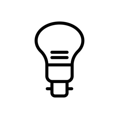 Saydam bir arkaplanda lamba vektör çizimi. Premium kalite semboller. Konsept ve grafik tasarım için ince çizgi simgesi.