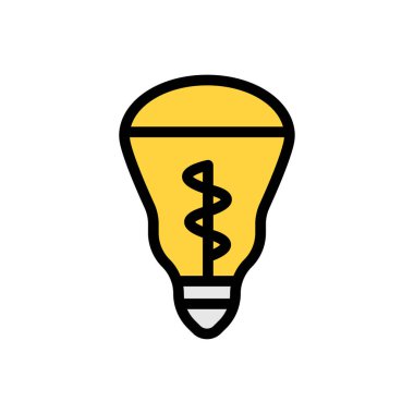 Saydam bir arkaplan üzerinde lamba vektör çizimi. Konsept ve grafik tasarımı için birinci sınıf kalite simgeler..