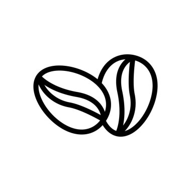 Şeffaf bir arkaplanda kuru meyve vektörü çizimi. Konsept ve grafik tasarımı için ince çizgi simgesi..