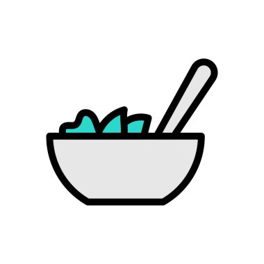 Saydam bir arkaplan üzerinde kase vektör illüstrasyonu. Konsept ve grafik tasarımı için birinci sınıf kalite simgeler..