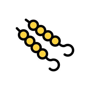 Şeffaf bir arkaplan üzerinde barbekü vektör illüstrasyonu. Konsept ve grafik tasarımı için birinci sınıf kalite simgeler..