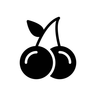 Şeffaf bir arkaplan üzerinde böğürtlen vektör çizimi. Konsept ve grafik tasarım simgeleri için kaliteli semboller..