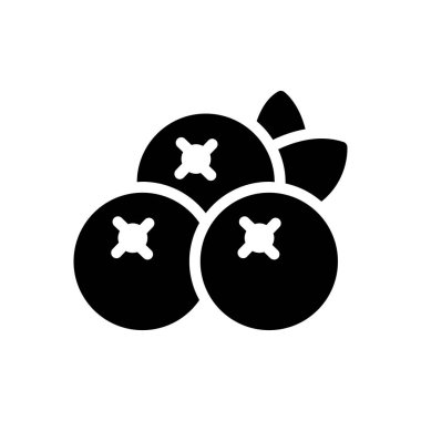 Şeffaf bir arkaplan üzerinde yaban mersini vektör çizimi. Konsept ve grafik tasarımı için özel kalite semboller..