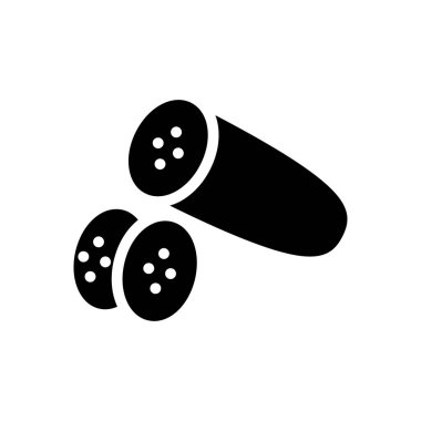 Şeffaf bir arkaplanda salatalık vektör çizimi. Konsept ve grafik tasarımı için en iyi kalite semboller..