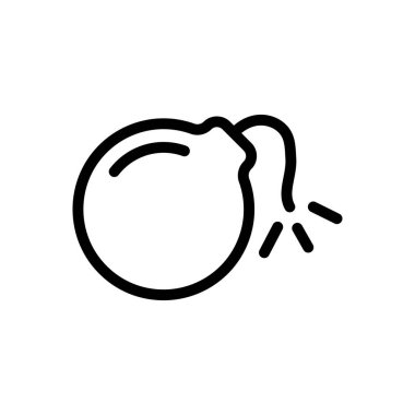 Şeffaf bir arkaplanda tehlikeli vektör çizimi. Premium kalite sembolleri. Konsept ve grafik tasarım için ince çizgi simgesi. 