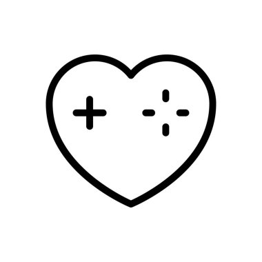 Saydam bir arkaplanda oyun yaşam vektör çizimi. Premium kalite sembolleri. Konsept ve grafik tasarım için ince çizgi simgesi. 