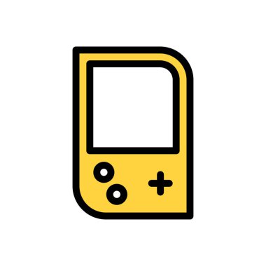 Saydam bir arkaplan üzerinde video oyunu vektör illüstrasyonu. Konsept ve grafik tasarımı için prim kalite simgeleri..