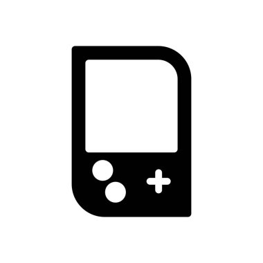 Saydam bir arkaplan üzerinde video oyunu vektör illüstrasyonu. Konsept ve grafik tasarımı için mükemmel kalite sembolleri..