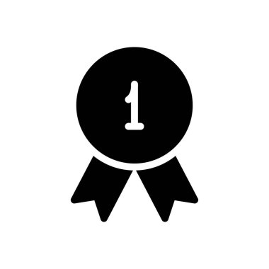 Şeffaf bir arkaplan üzerinde rozet vektör çizimi. Konsept ve grafik tasarım simgeleri için kaliteli semboller.. 