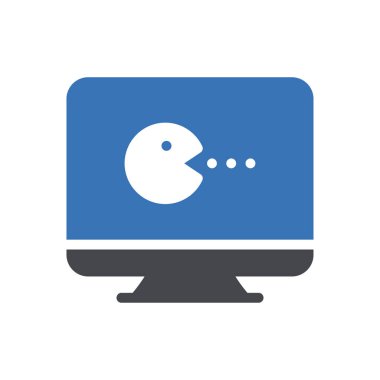 Şeffaf bir arkaplan üzerinde pac man vektör çizimi. Konsept ve grafik tasarımı için mükemmel kalite sembolleri.. 