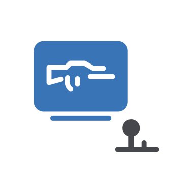 Şeffaf bir arkaplanda silah vektör illüstrasyonunu ateşlemek. Konsept ve grafik tasarım için en iyi kalite semboller.. 