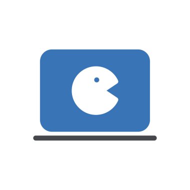 Şeffaf bir arkaplan üzerinde pacman vektör illüstrasyonu. Konsept ve grafik tasarımı için mükemmel kalite sembolleri..