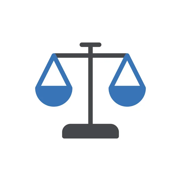 Scale Vector Illustration Transparent Background Premium Quality Symbols Glyphs Icon — Stock Vector