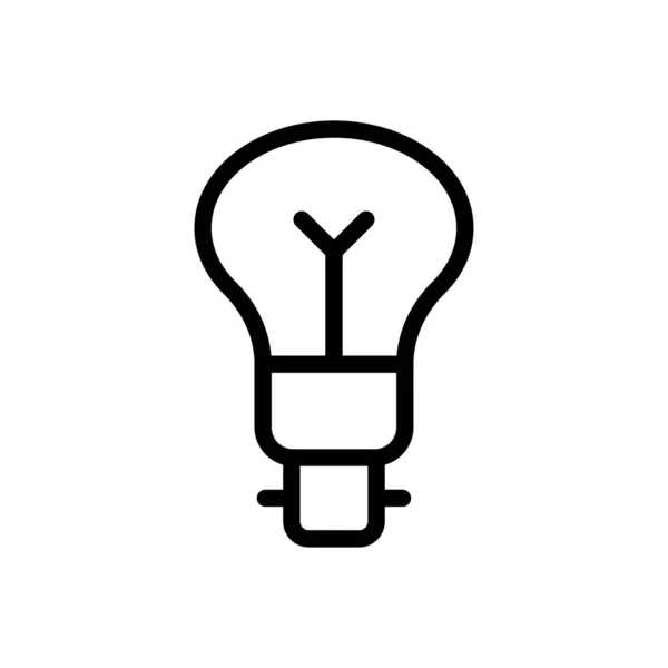 Lampenvektorillustration Auf Transparentem Hintergrund Symbole Premium Qualität Thin Line Symbol — Stockvektor