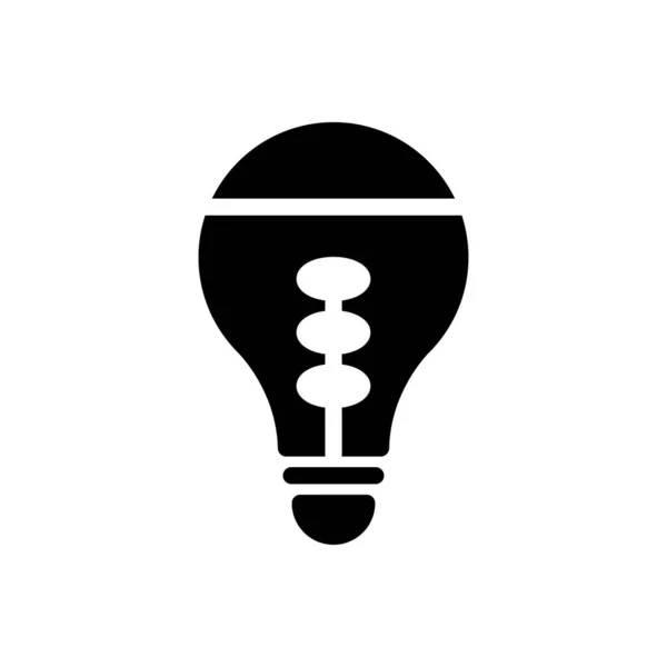 Ilustracja Wektora Lampy Przejrzystym Tle Symbole Jakości Premium Ikona Glifów — Wektor stockowy