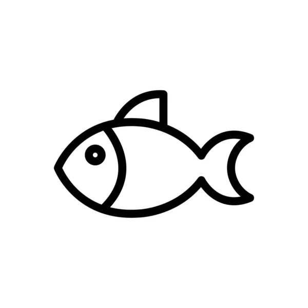 해산물 그라운드 Premium Quality Symbols Thin Line Icon Concept Graphic — 스톡 벡터