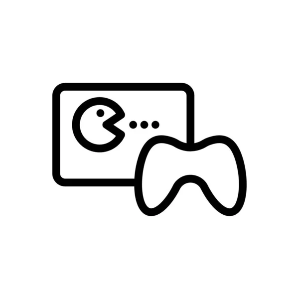 Pacman Векторні Ілюстрації Прозорому Фоні Символи Якості Премій Піктограма Тонкої — стоковий вектор
