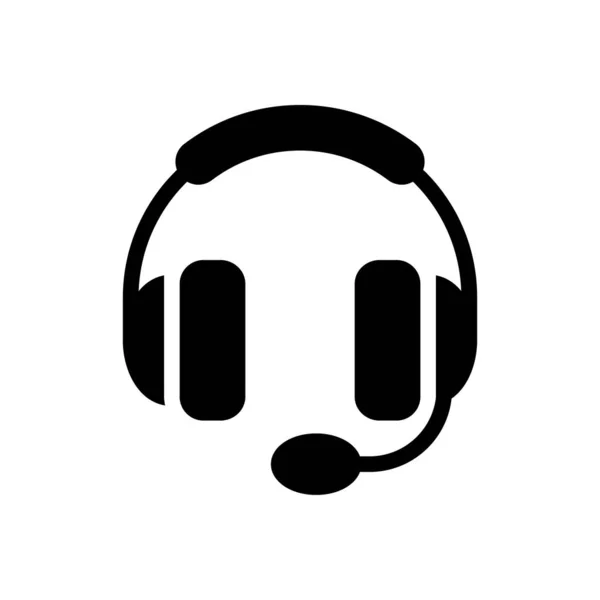 Навушники Векторні Ілюстрації Прозорому Фоні Символи Якості Премій Піктограма Гліфів — стоковий вектор
