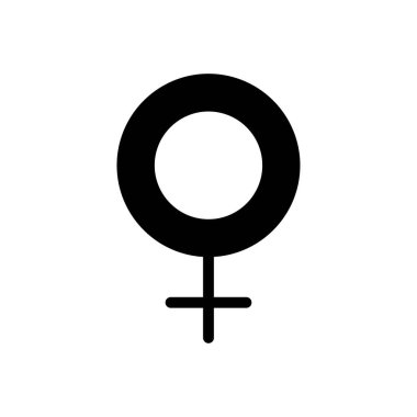 Saydam bir arkaplanda kadın vektör illüstrasyonu. Konsept ve grafik tasarım simgeleri..