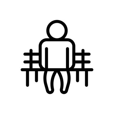 Şeffaf bir arkaplanda zayıf vektör çizimi. Konsept ve grafik tasarımı için ince çizgi simgesi..