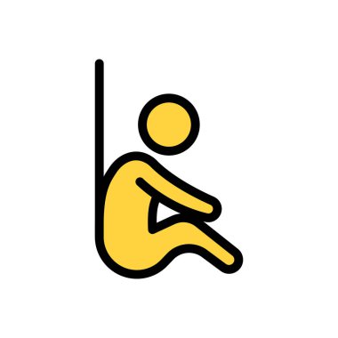 Şeffaf bir arkaplan üzerinde zayıf vektör çizimi. Konsept ve grafik tasarımı için mükemmel kalite simgeleri..