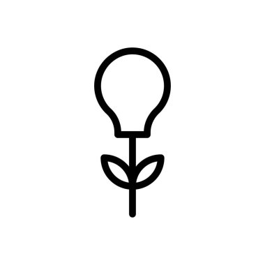 Şeffaf bir arkaplanda büyüme vektörü çizimi. Konsept ve grafik tasarımı için ince çizgi simgesi..