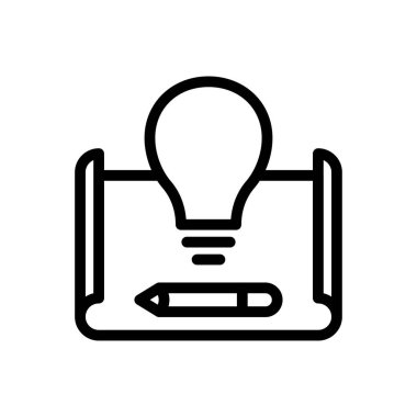 Şeffaf bir arkaplanda yenilik vektörü çizimi. Premium kalite sembolleri. Konsept ve grafik tasarım için ince çizgi simgesi.