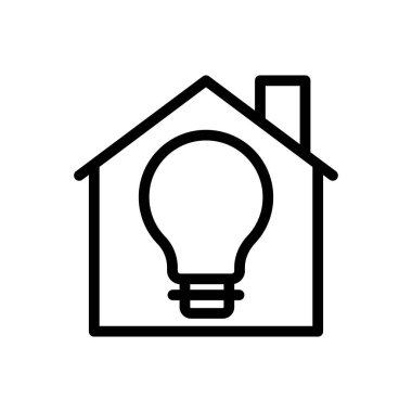 Şeffaf bir arkaplan üzerinde ev vektör çizimi. Premium kalite semboller. Konsept ve grafik tasarım için ince çizgi simgesi.