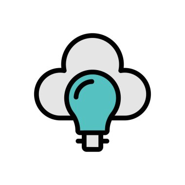 Şeffaf bir arkaplan üzerinde bulut vektör çizimi. Konsept ve grafik tasarımı için birinci sınıf kalite simgeler.. 