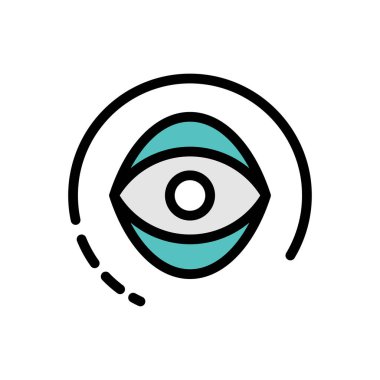 Şeffaf bir arkaplan üzerinde göz vektör çizimi. Konsept ve grafik tasarımı için birinci sınıf kalite simgeler..