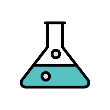 Şeffaf bir arkaplan üzerinde beher vektör çizimi. Konsept ve grafik tasarım için premium kalite simgeleri..