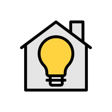 Şeffaf bir arkaplan üzerinde ev vektör illüstrasyonu. Konsept ve grafik tasarımı için birinci sınıf kalite simgeler..