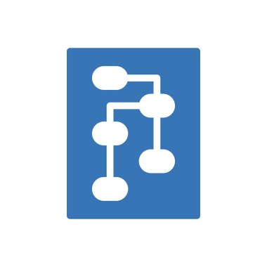 şeffaf bir arkaplan üzerinde akış şeması vektör illüstrasyonu. Konsept ve grafik tasarımı için mükemmel kalite sembolleri..