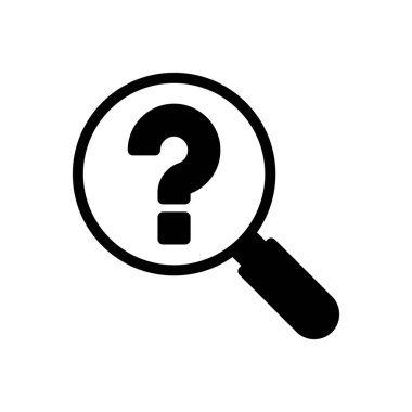 Şeffaf bir arkaplan üzerindeki vektör illüstrasyonunu araştır. Konsept ve grafik tasarım için mükemmel kalite sembolleri.. 