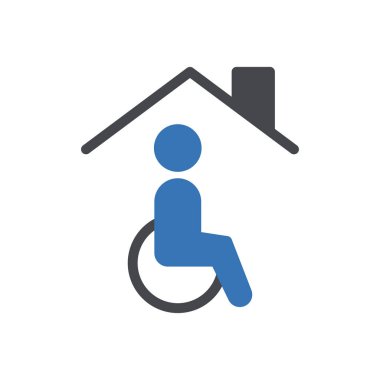 Şeffaf bir arkaplan üzerinde ev vektör illüstrasyonu. Konsept ve grafik tasarımı için özel kalite semboller.. 