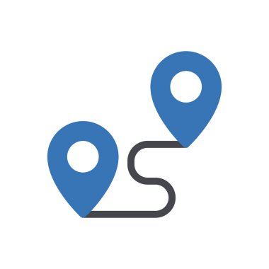 Şeffaf bir arkaplan üzerinde konum vektör illüstrasyonu. Konsept ve grafik tasarımı için mükemmel kalite sembolleri..