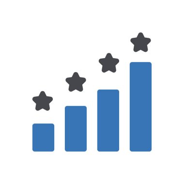 Şeffaf bir arkaplanda vektör illüstrasyonunu derecelendirme. Konsept ve grafik tasarımı için kaliteli semboller.. 