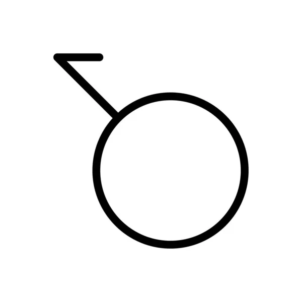 Gender Vector Illustratie Een Transparante Achtergrond Premium Kwaliteit Symbolen Stroke — Stockvector