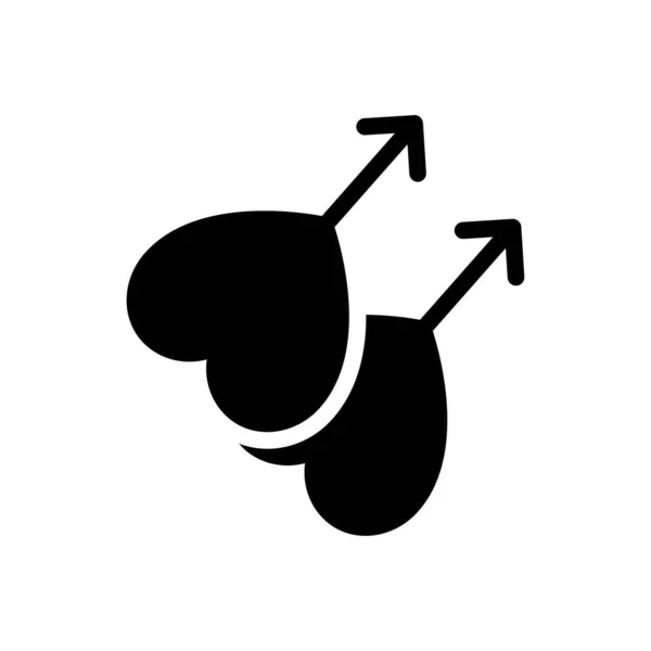 Männliche Vektorillustration Auf Transparentem Hintergrund Symbole Premium Qualität Glyphen Symbol — Stockvektor