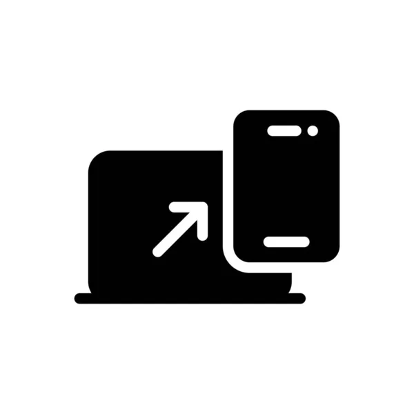 Devices Vector Illustration Transparent Background Premium Quality Symbols Glyphs Icon — Stock Vector