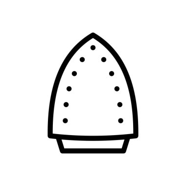 Şeffaf bir arkaplan üzerinde demir vektör çizimi. Premium kalite semboller. Konsept ve grafik tasarım için ince çizgi simgesi.