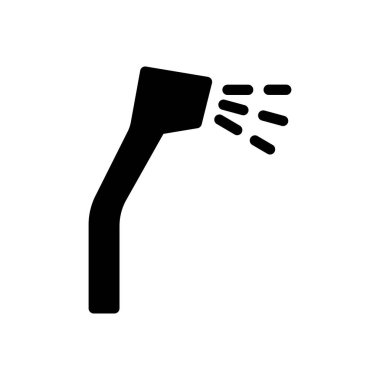 Şeffaf bir arkaplan üzerinde duş vektör illüstrasyonu. Konsept ve grafik tasarım için mükemmel kalite semboller..