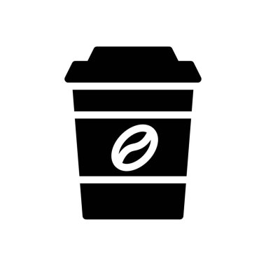 Şeffaf bir arkaplan üzerinde kahve fincanı vektör çizimi. Konsept ve grafik tasarım simgeleri için kaliteli semboller..