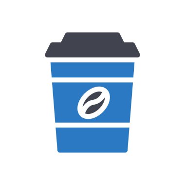 Şeffaf bir arkaplan üzerinde kahve fincanı vektör çizimi. Konsept ve grafik tasarım simgeleri için kaliteli semboller..