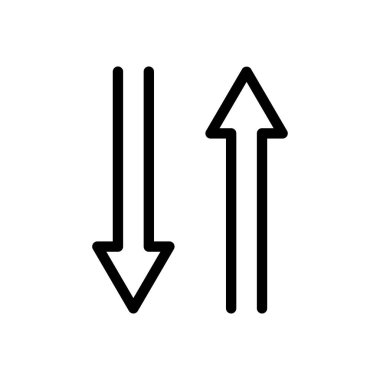 Şeffaf bir arkaplanda vektör illüstrasyonunu azalt. Premium kalite sembolleri. Konsept ve grafik tasarım için ince çizgi simgesi.