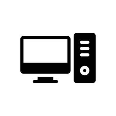 Şeffaf bir arkaplan üzerinde bilgisayar vektör illüstrasyonu. Konsept ve grafik tasarımı için mükemmel kalite semboller..